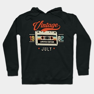 July 1982 - Limited Edition - Vintage Style Hoodie